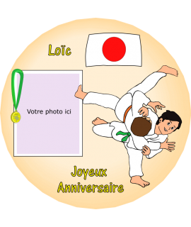 décoration comestible judo