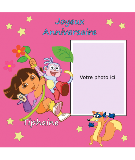 photomontage comestible Dora