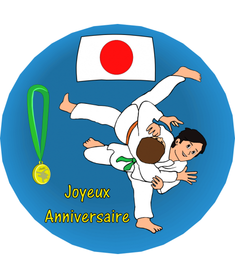 Gateau Personnalise Judo