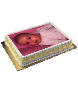 gâteau anniversaire avec photo